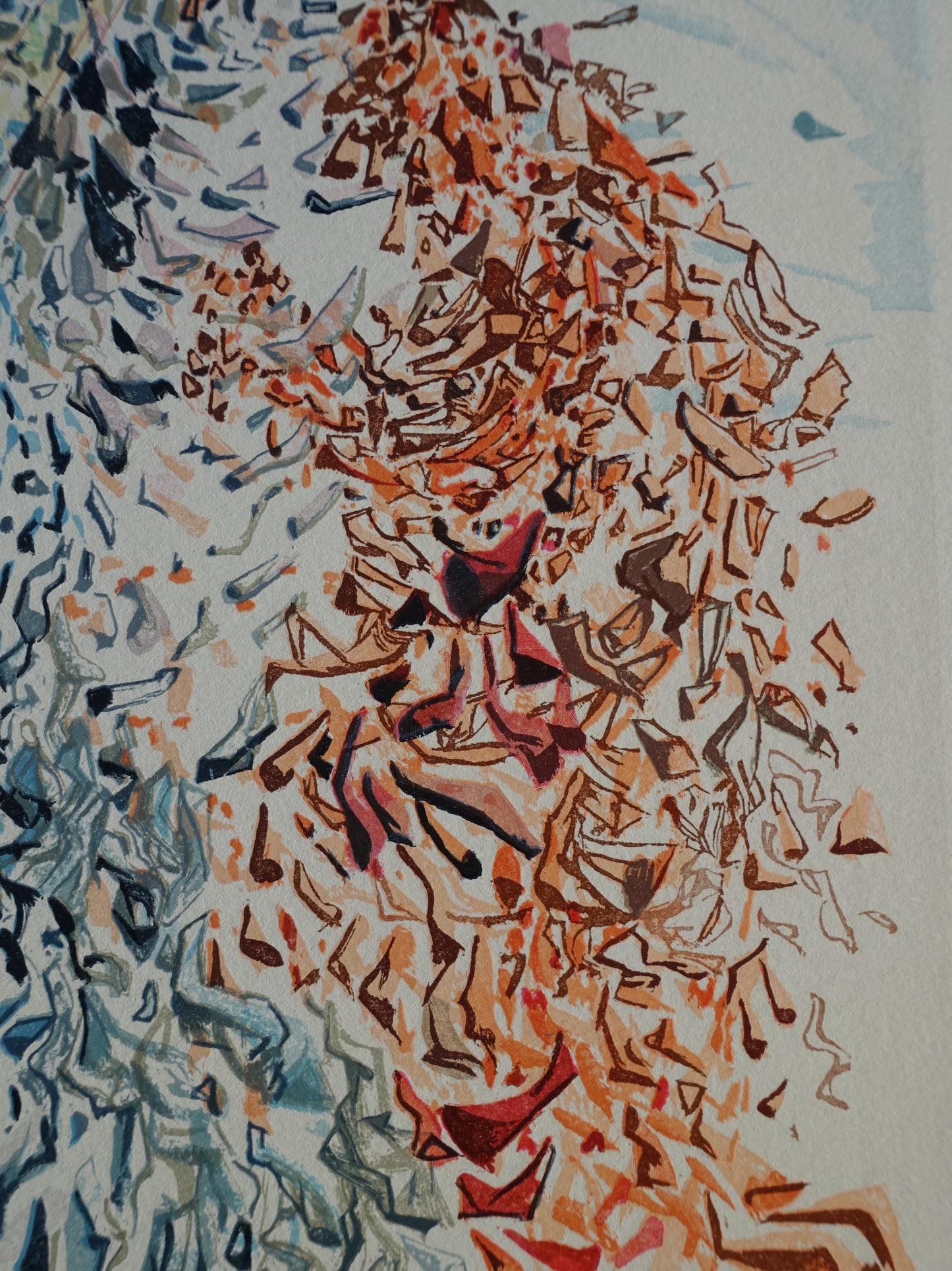 Salvador DALI : Poussières d'âmes - Bois gravé original