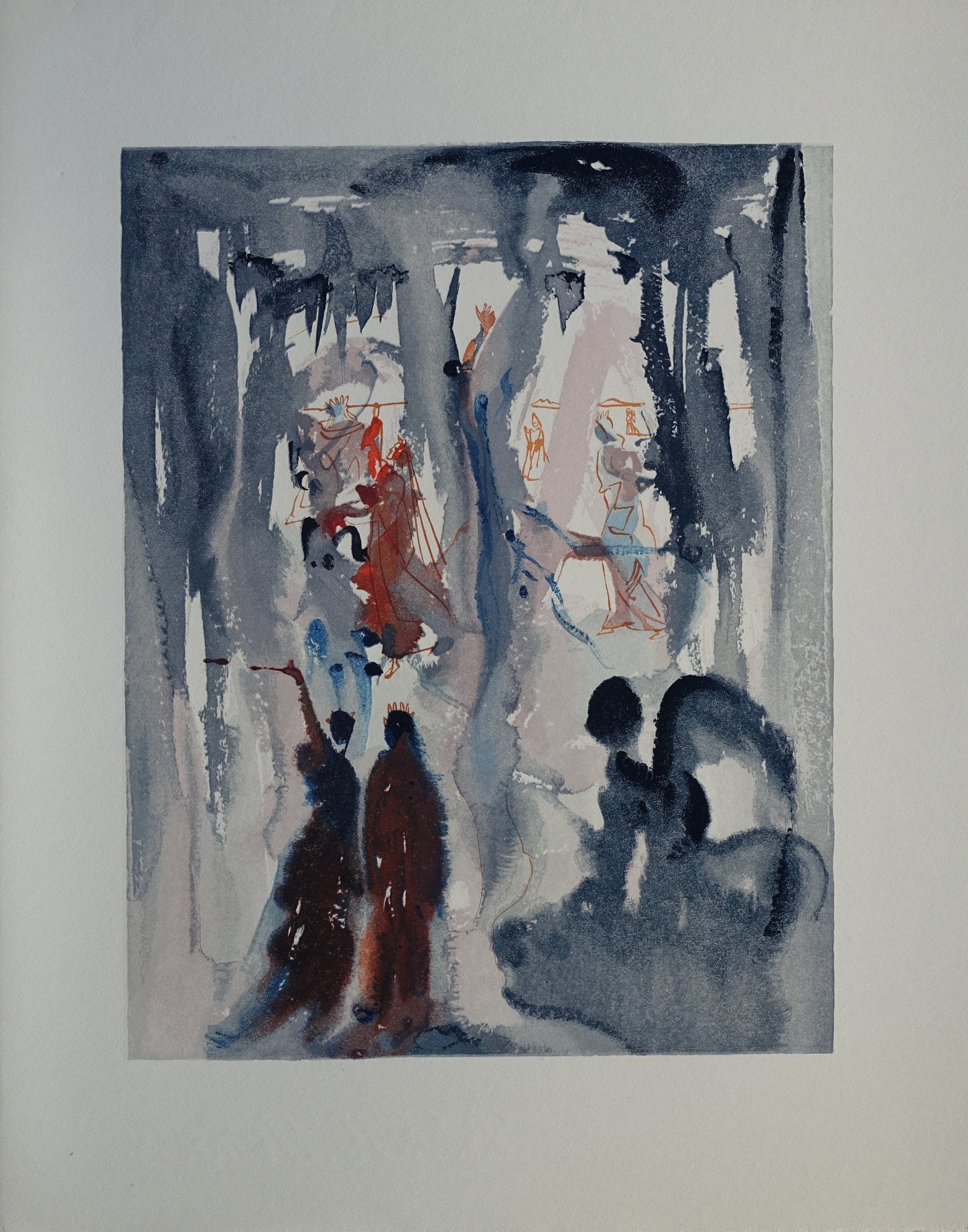Salvador DALI : Ainsi fut créé la Terre - Bois gravé original