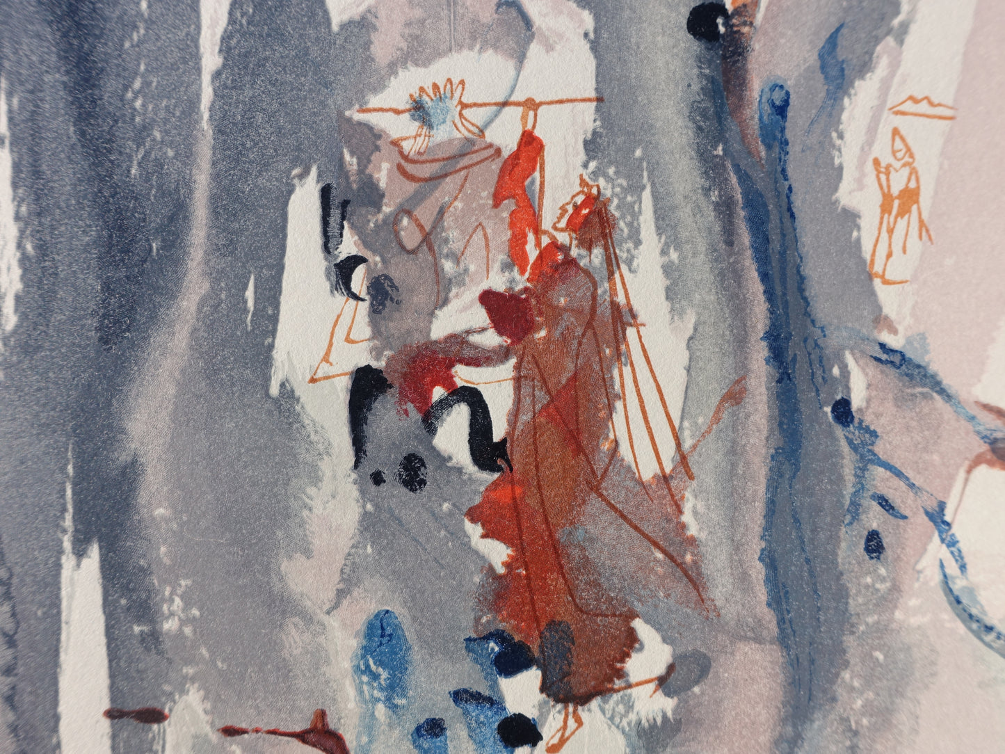 Salvador DALI : Ainsi fut créé la Terre - Bois gravé original