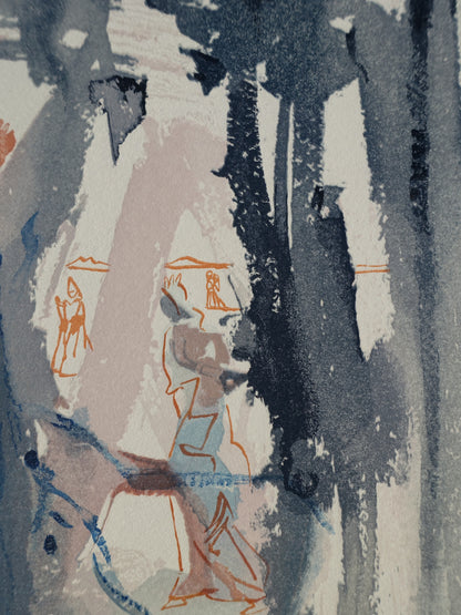 Salvador DALI : Ainsi fut créé la Terre - Bois gravé original