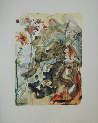 Salvador DALI : Saint Jacques de l'Espérance - Bois gravé original