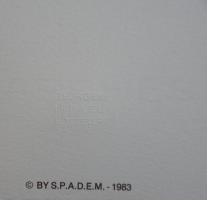 Salvador DALI : Les Chevaux - Bucéphale, Lithographie signée