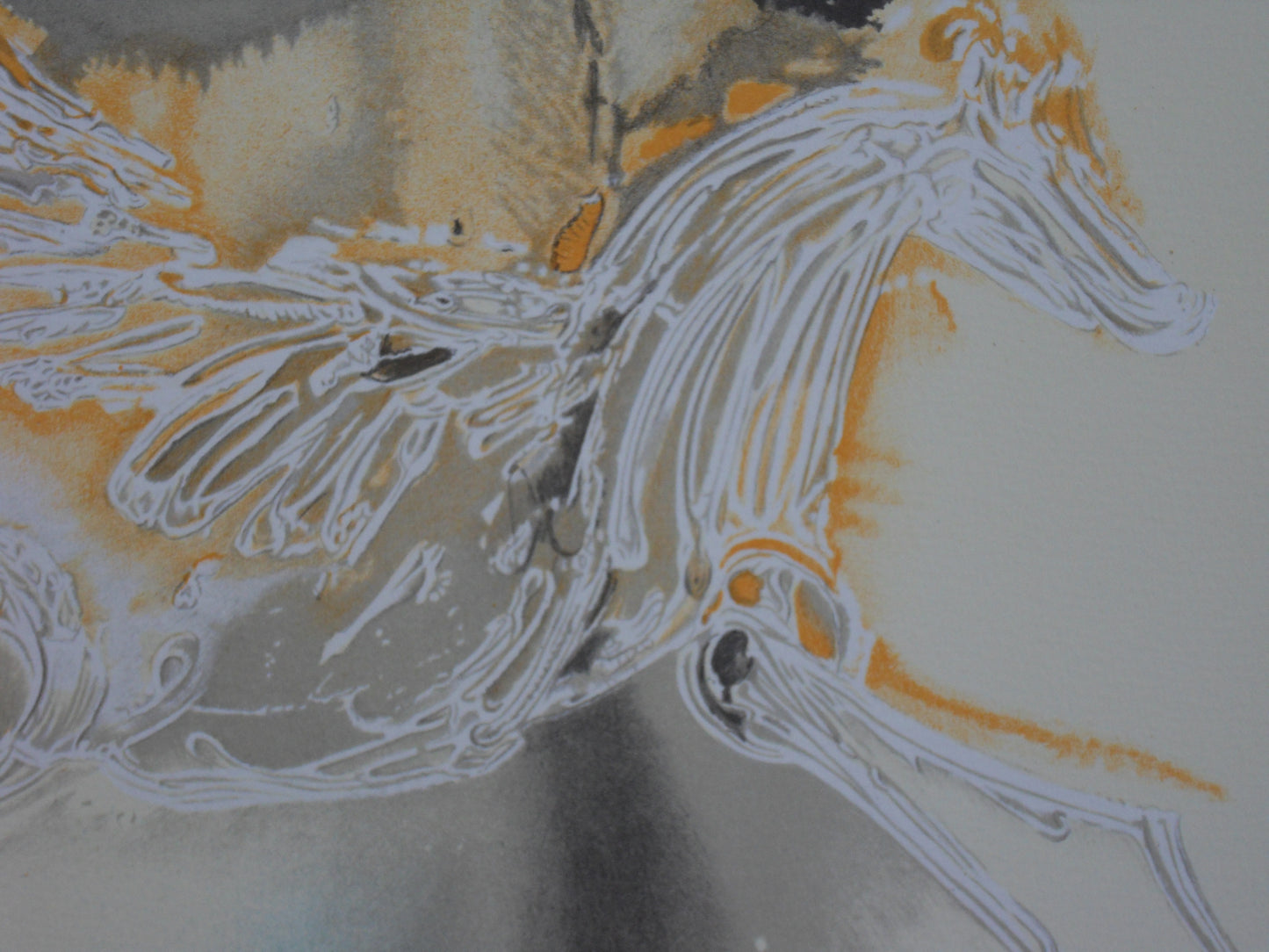 Salvador DALI: Horses - Pegasus, Signed Lithograph