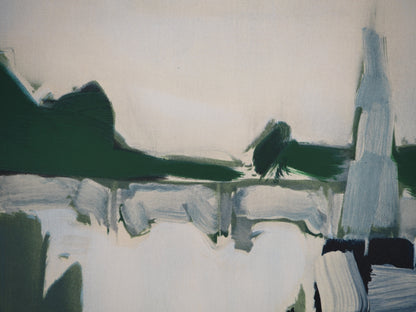 Nicolas DE STAEL : La Tour Eiffel - Lithographie en couleurs