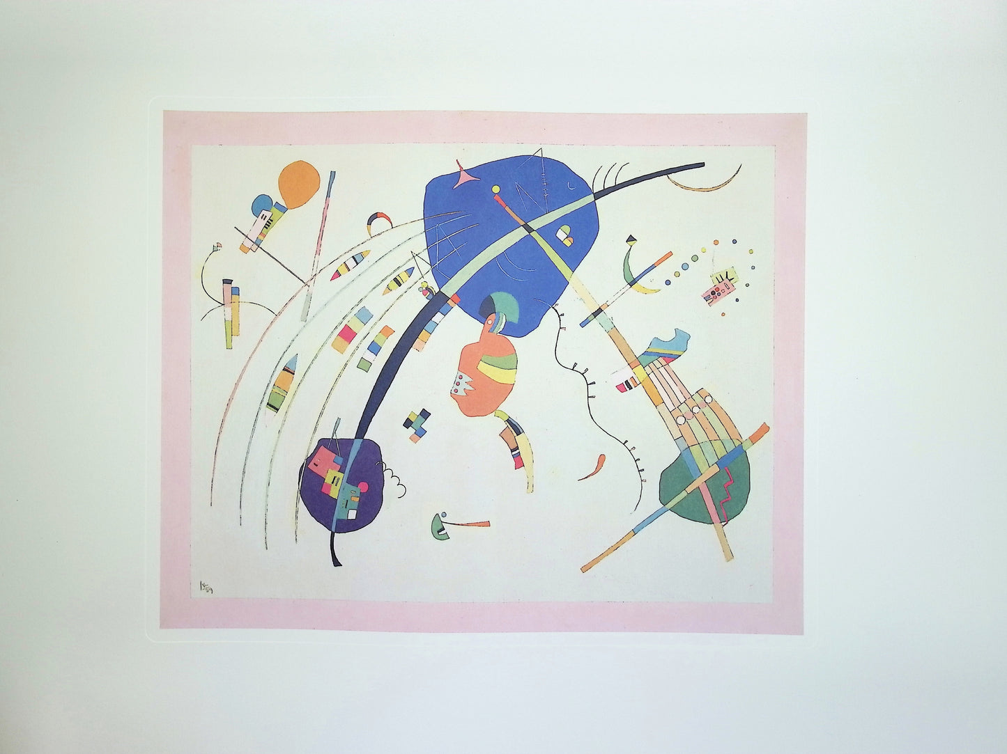 Vassily KANDINSKY: Towards Blue - Signed lithograph