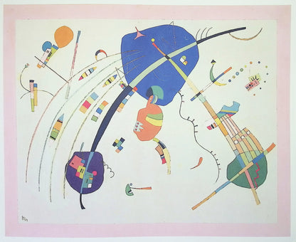 Vassily KANDINSKY: Towards Blue - Signed lithograph