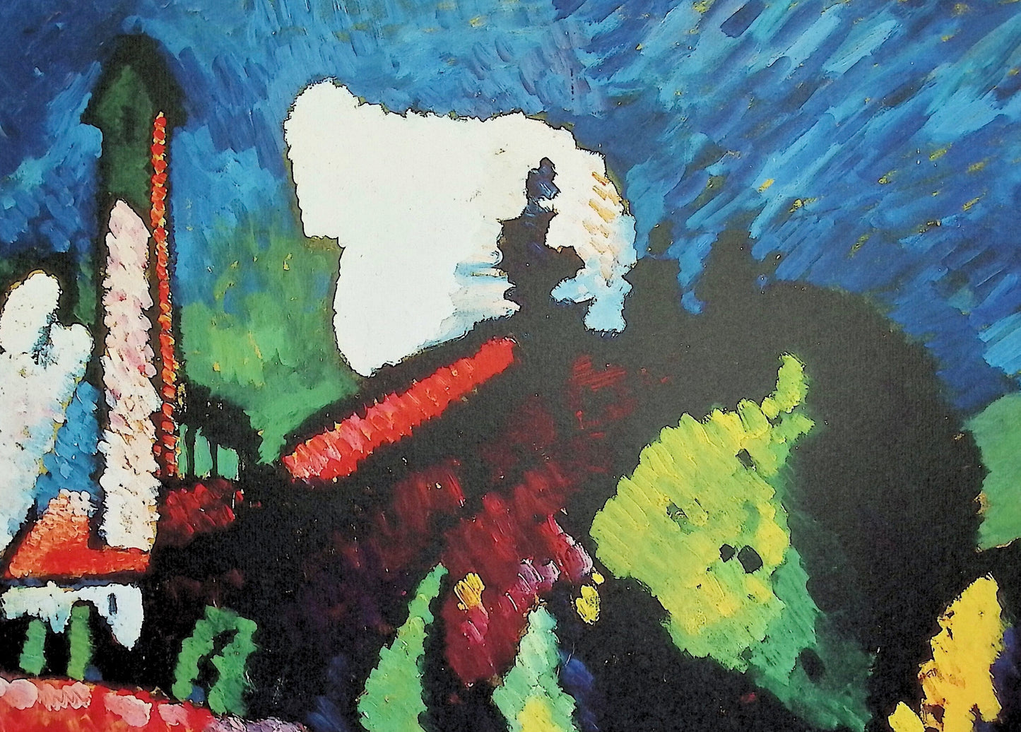 Vassily KANDINSKY: Landscape with blue sky - Signed lithograph