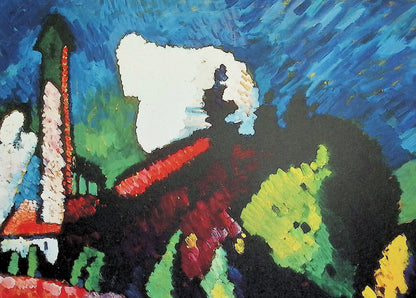Vassily KANDINSKY: Landscape with blue sky - Signed lithograph