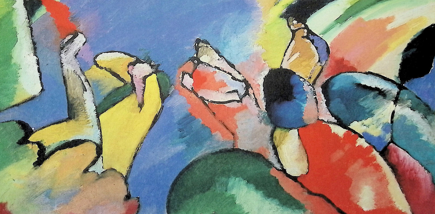 Vassily KANDINSKY: Surrealist landscape - Signed lithograph