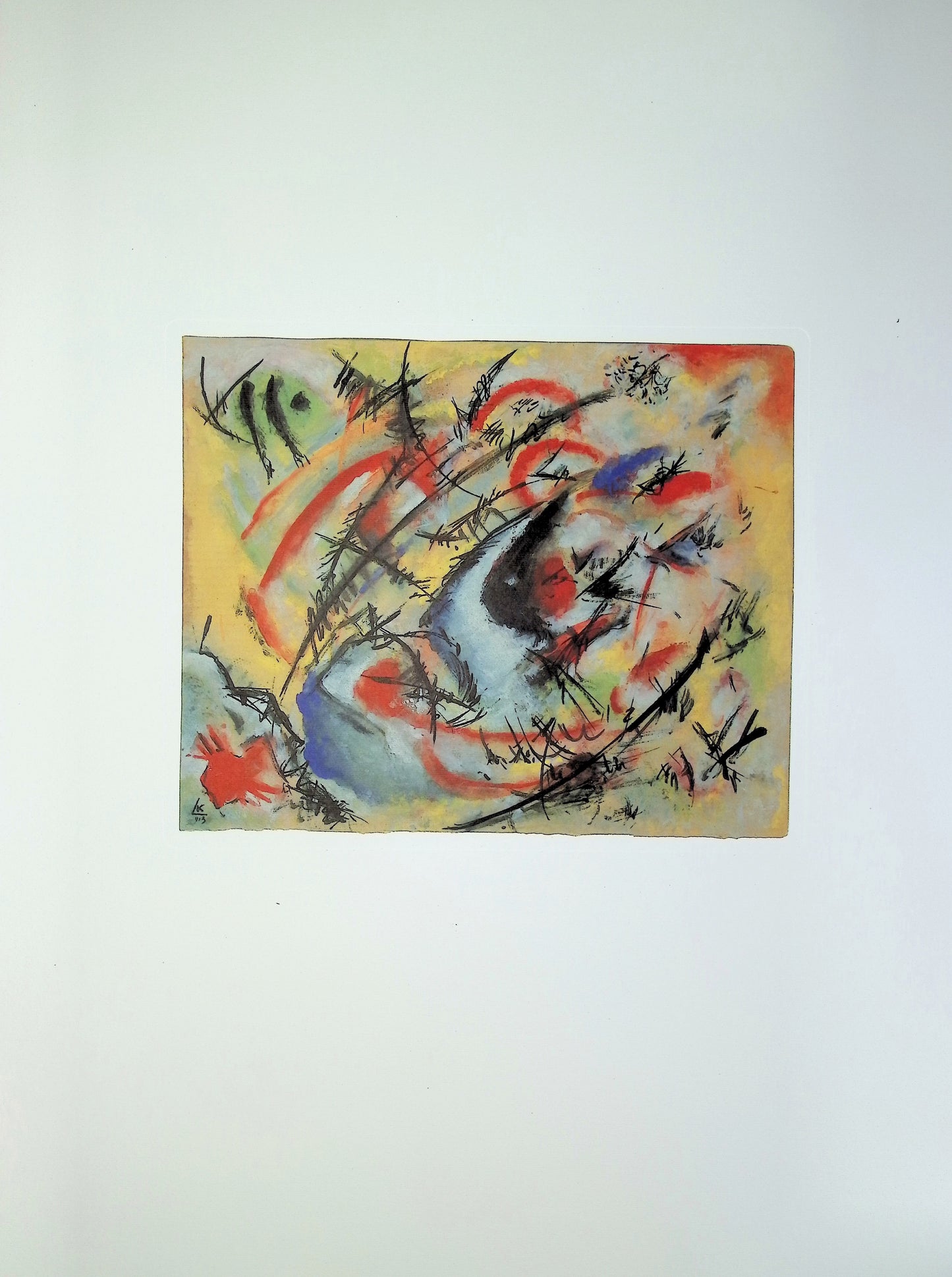 Vassily KANDINSKY: The burning plain - Signed lithograph