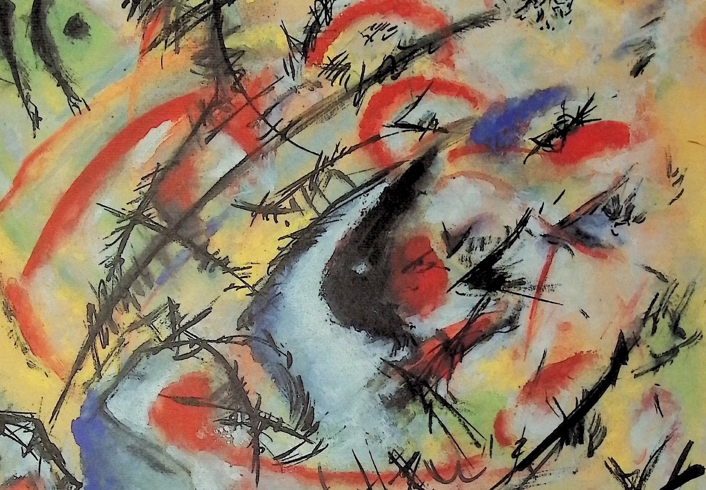 Vassily KANDINSKY: The burning plain - Signed lithograph