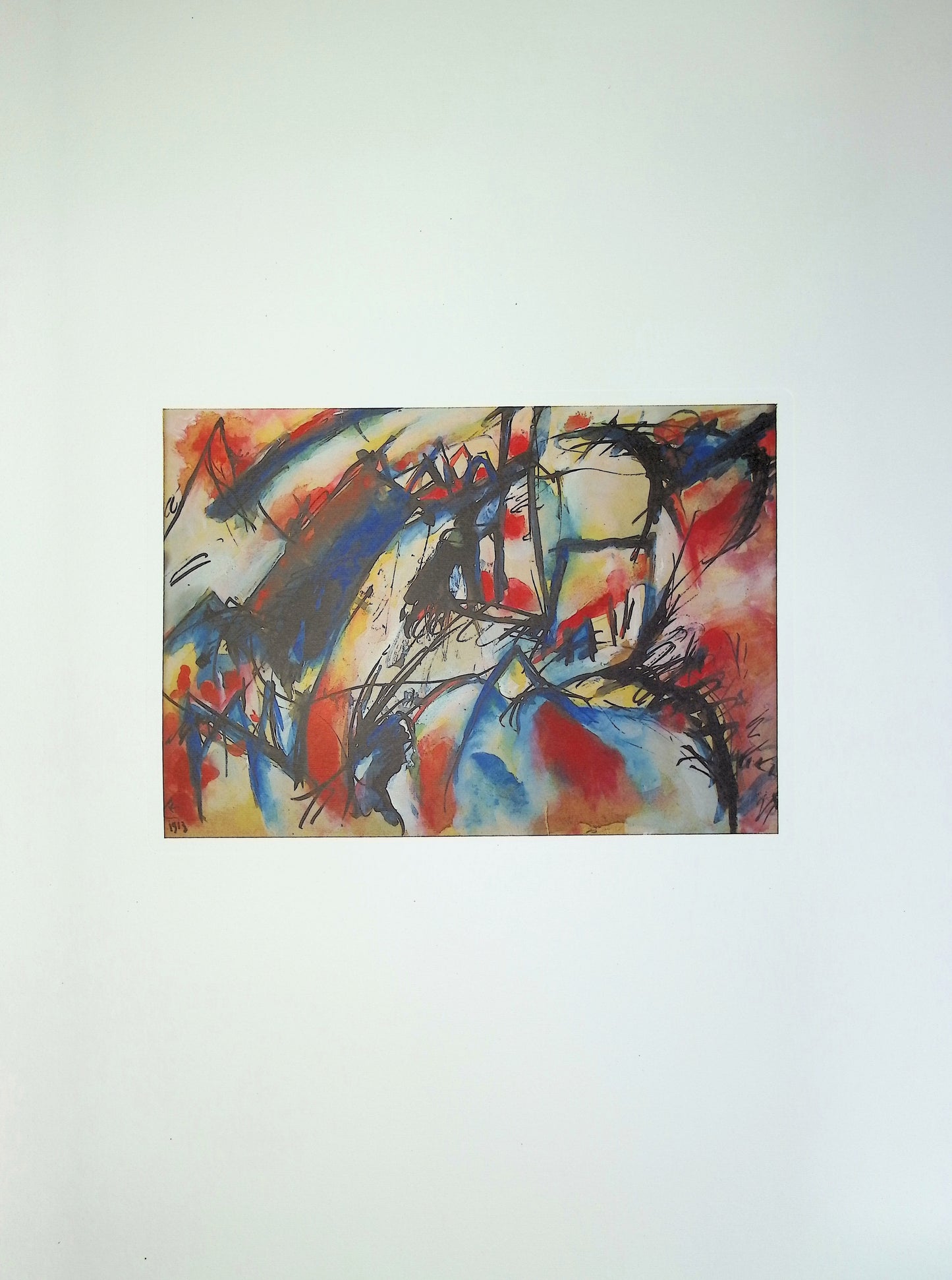 Vassily KANDINSKY: Improvisation - Signed lithograph