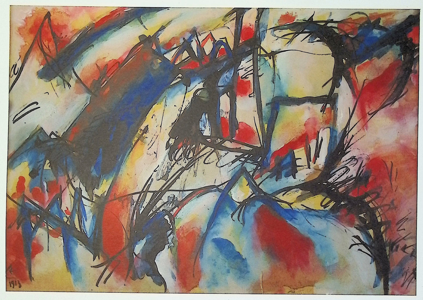 Vassily KANDINSKY: Improvisation - Signed lithograph