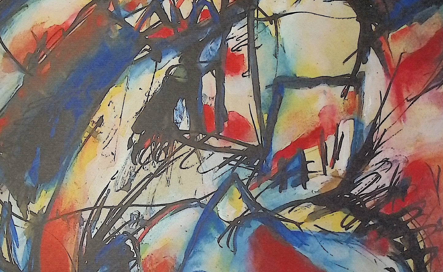 Vassily KANDINSKY: Improvisation - Signed lithograph