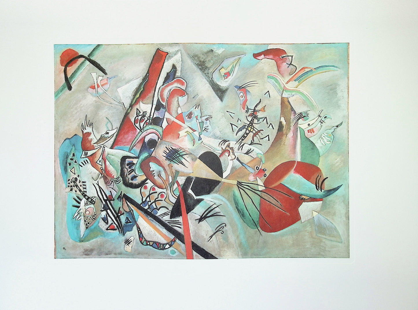 Vassily KANDINSKY: In the gray - Signed lithograph