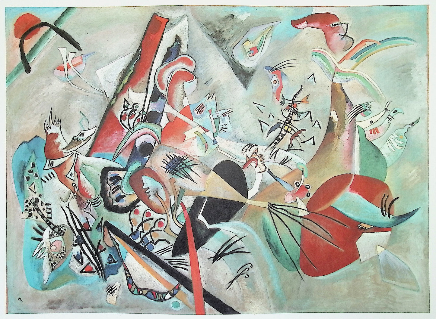Vassily KANDINSKY: In the gray - Signed lithograph