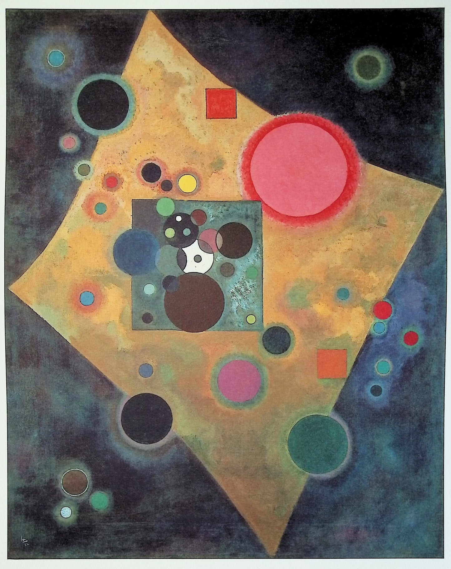Vassily KANDINSKY: Accent in pink - Signed lithograph