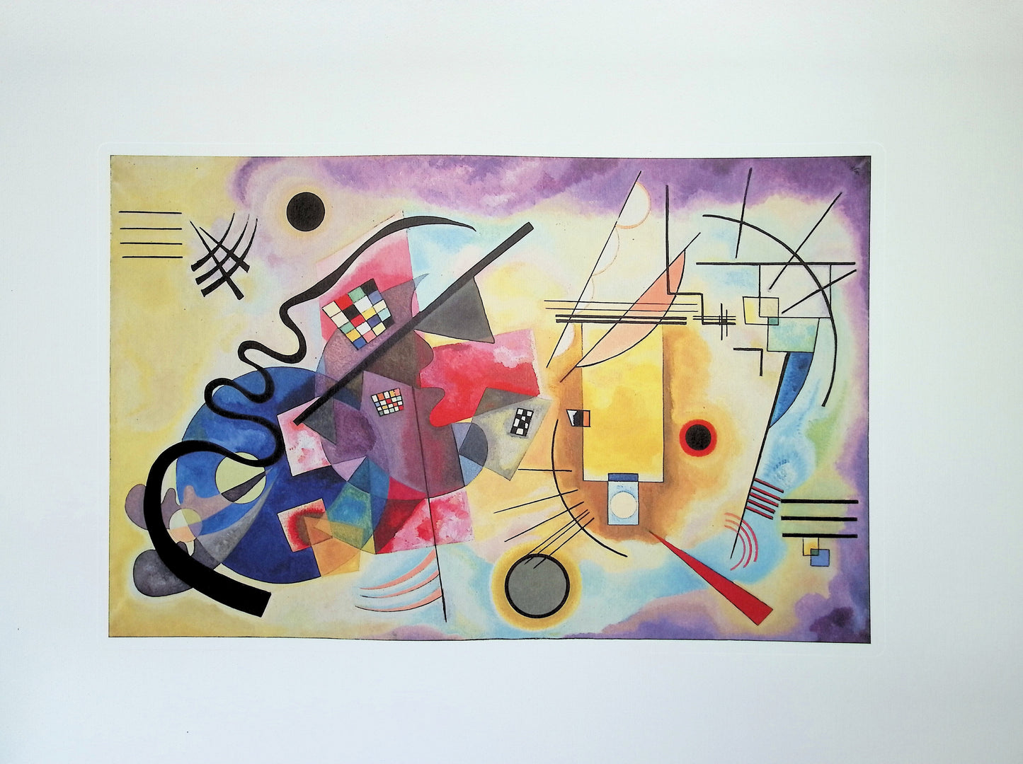 Vassily KANDINSKY: Surrealist composition - Signed lithograph