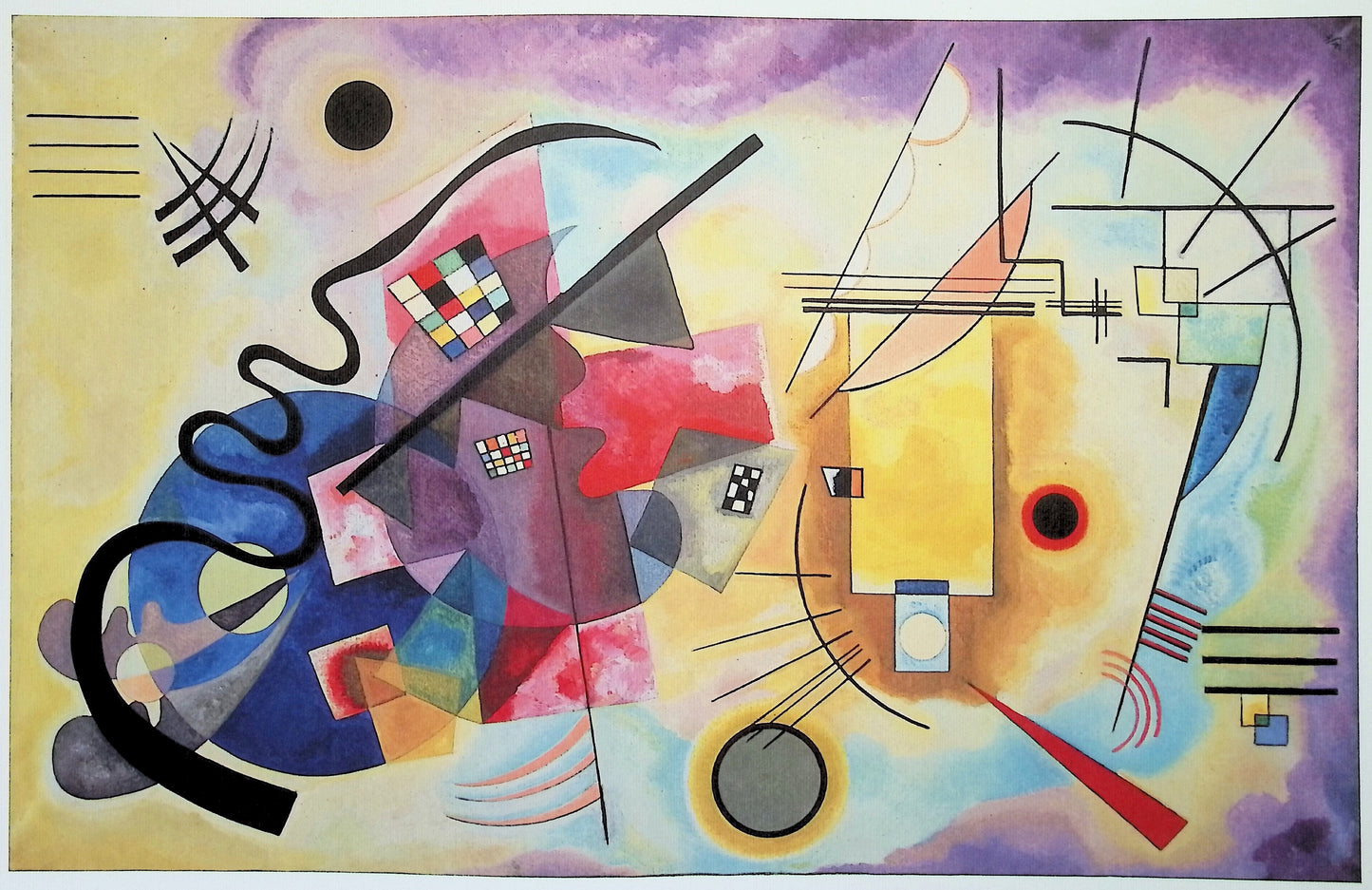 Vassily KANDINSKY: Surrealist composition - Signed lithograph