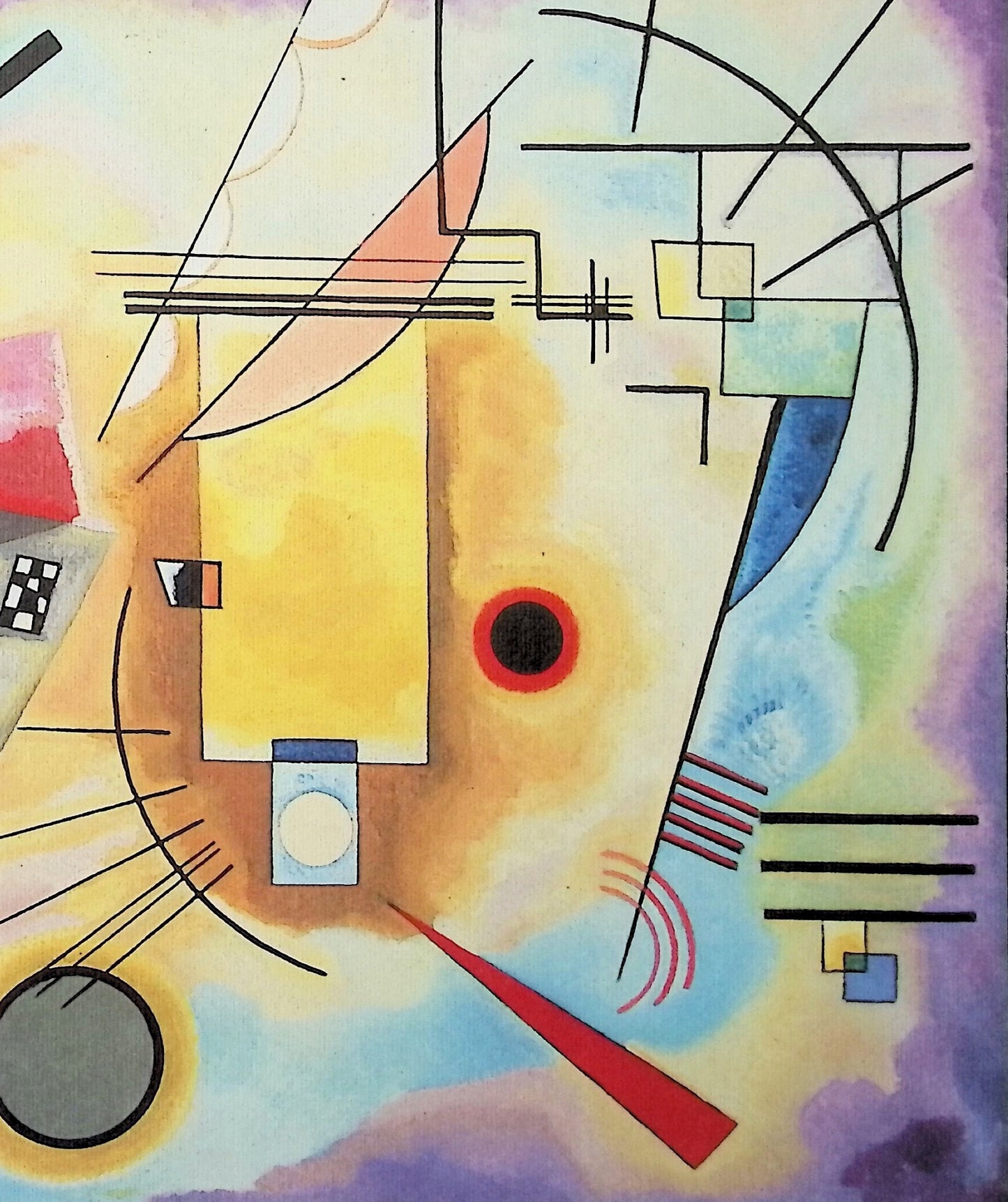 Vassily KANDINSKY: Surrealist composition - Signed lithograph