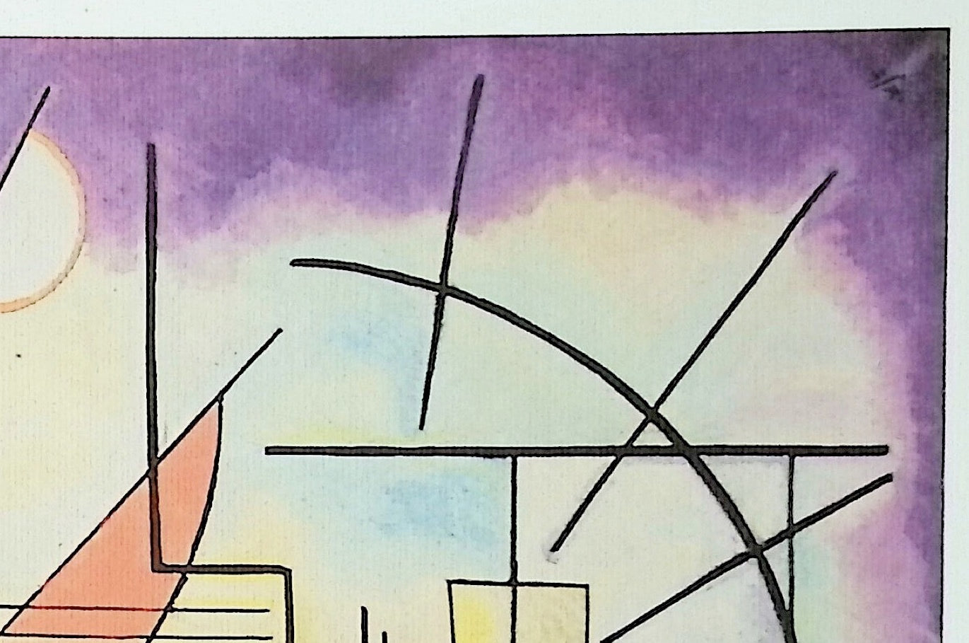 Vassily KANDINSKY: Surrealist composition - Signed lithograph