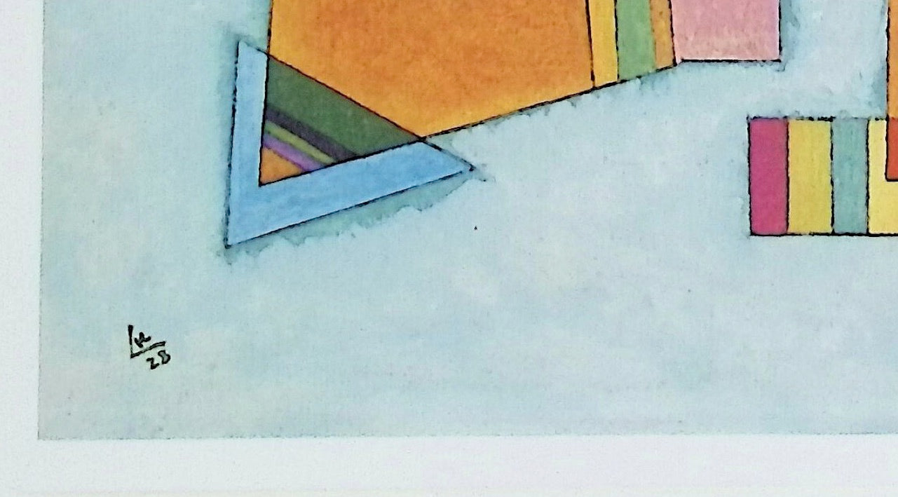 Vassily KANDINSKY: Gentle Event - Signed lithograph