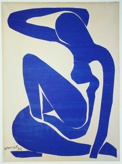 Henri MATISSE : Nu bleu - Lithographie signée