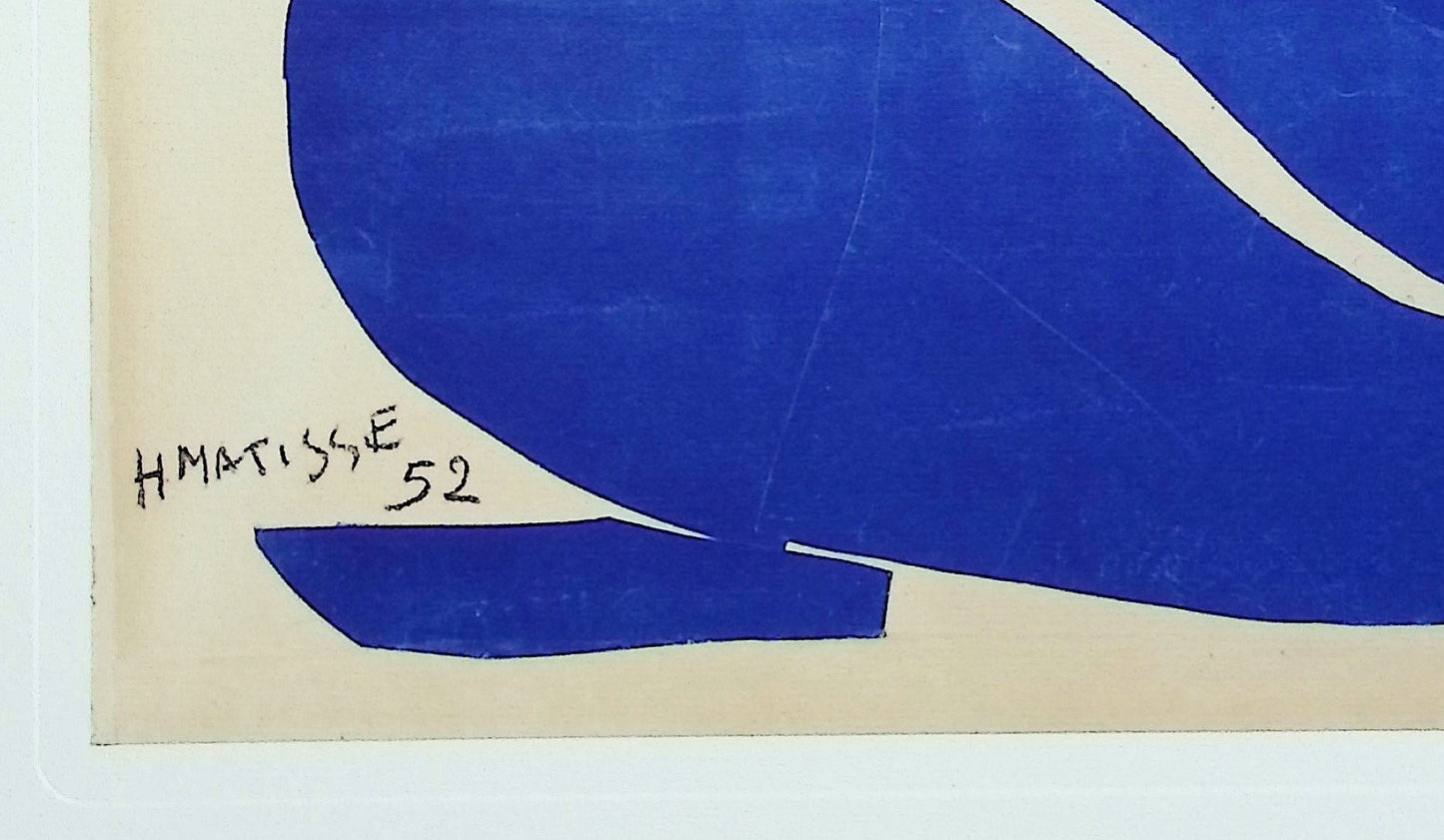 Henri MATISSE : Nu bleu - Lithographie signée