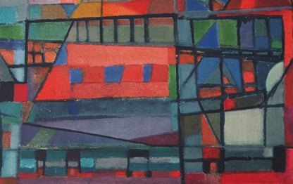 Alfred MANESSIER : La Construction de l'arche - Lithographie signée
