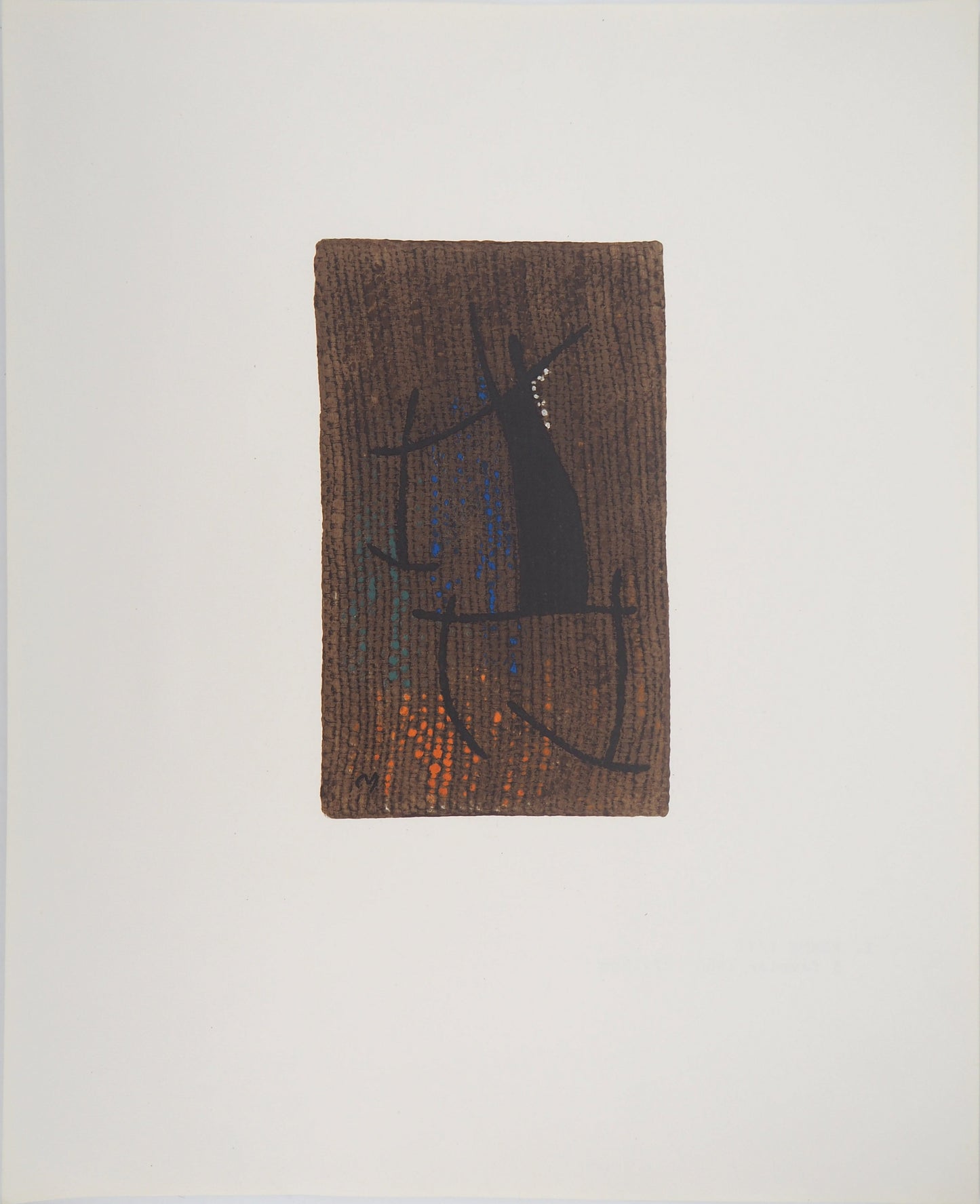 Joan MIRO :  Femme qui danse -Lithographie signéee