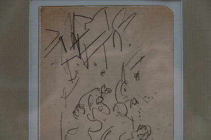 Louis VALTAT : Etudes de personnages - Dessin original signé