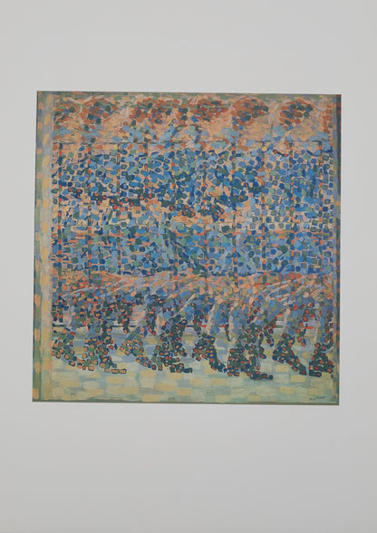 Giacomo BALLA : Petite fille courant sur le balcon- Lithographie signée