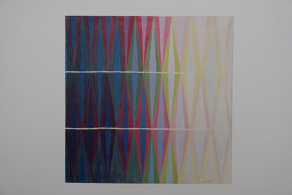 Giacomo BALLA : Interpénétration irisées - Lithographie signée