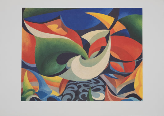 Giacomo BALLA : Composition abstraite - Lithographie signée
