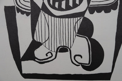 Pablo PICASSO : Hélène chez Archimède - Bois gravé original