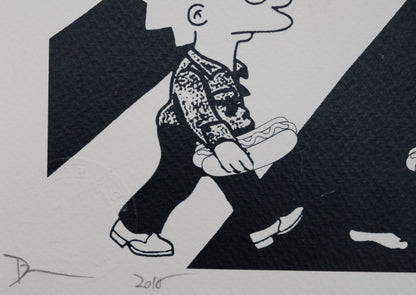 DEATH NYC : The Simpson Family - Sérigraphie originale signée