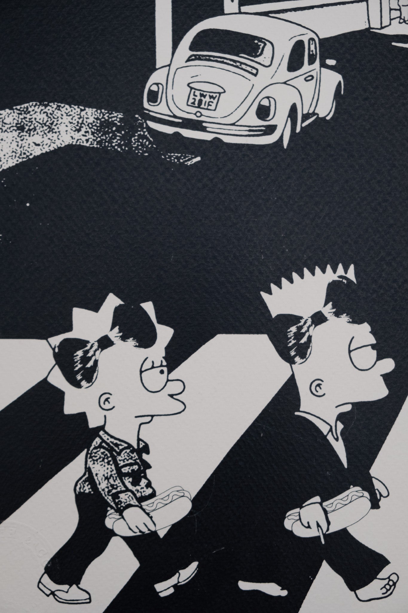 DEATH NYC : The Simpson Family - Sérigraphie originale signée