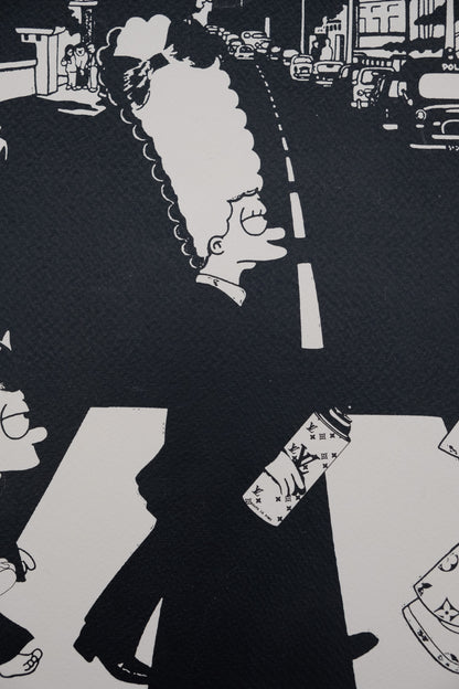 DEATH NYC : The Simpson Family - Sérigraphie originale signée