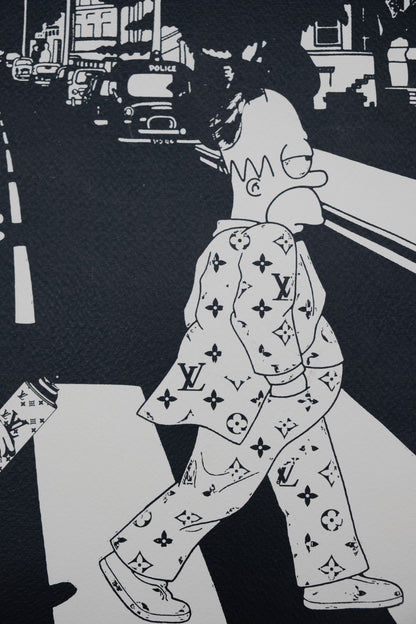 DEATH NYC : The Simpson Family - Sérigraphie originale signée
