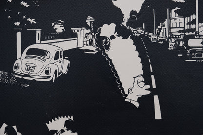 DEATH NYC : The Simpson Family - Sérigraphie originale signée