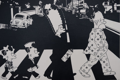 DEATH NYC : The Simpson Family - Sérigraphie originale signée