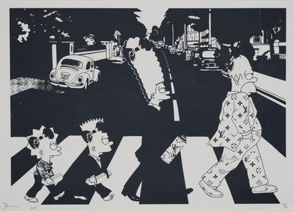 DEATH NYC : The Simpson Family - Sérigraphie originale signée