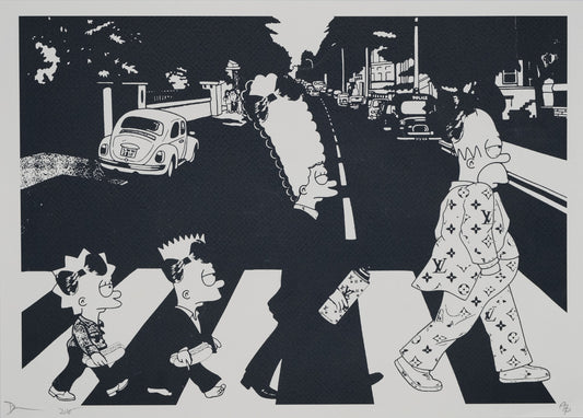 DEATH NYC : The Simpson Family - Sérigraphie originale signée