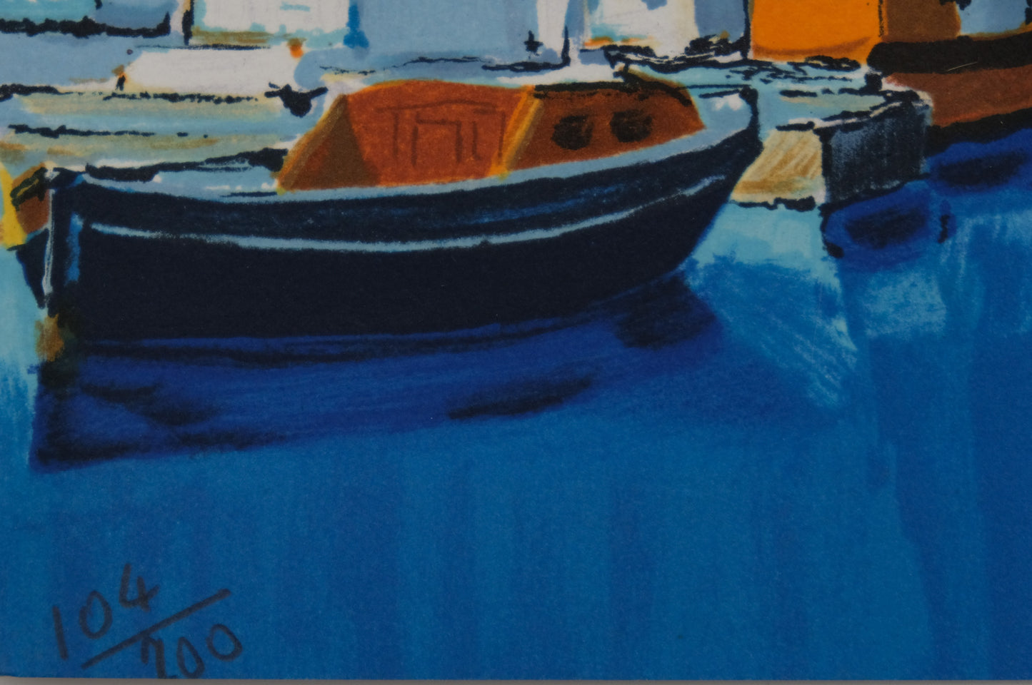 Jean Claude QUILICI : Calvi  - Lithographie originale signée