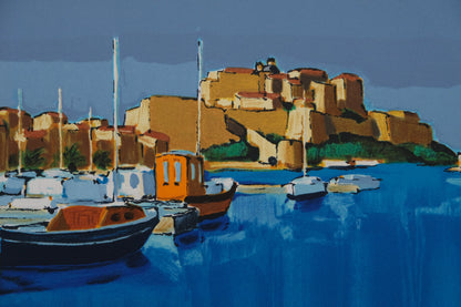 Jean Claude QUILICI : Calvi  - Lithographie originale signée