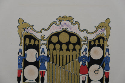 Lucien BOUCHER : L'orgue - Lithographie originale