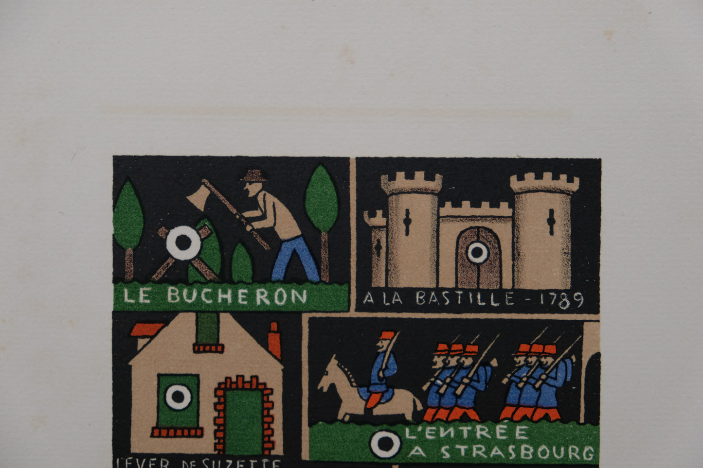 Lucien BOUCHER : Le conteur - Lithographie originale