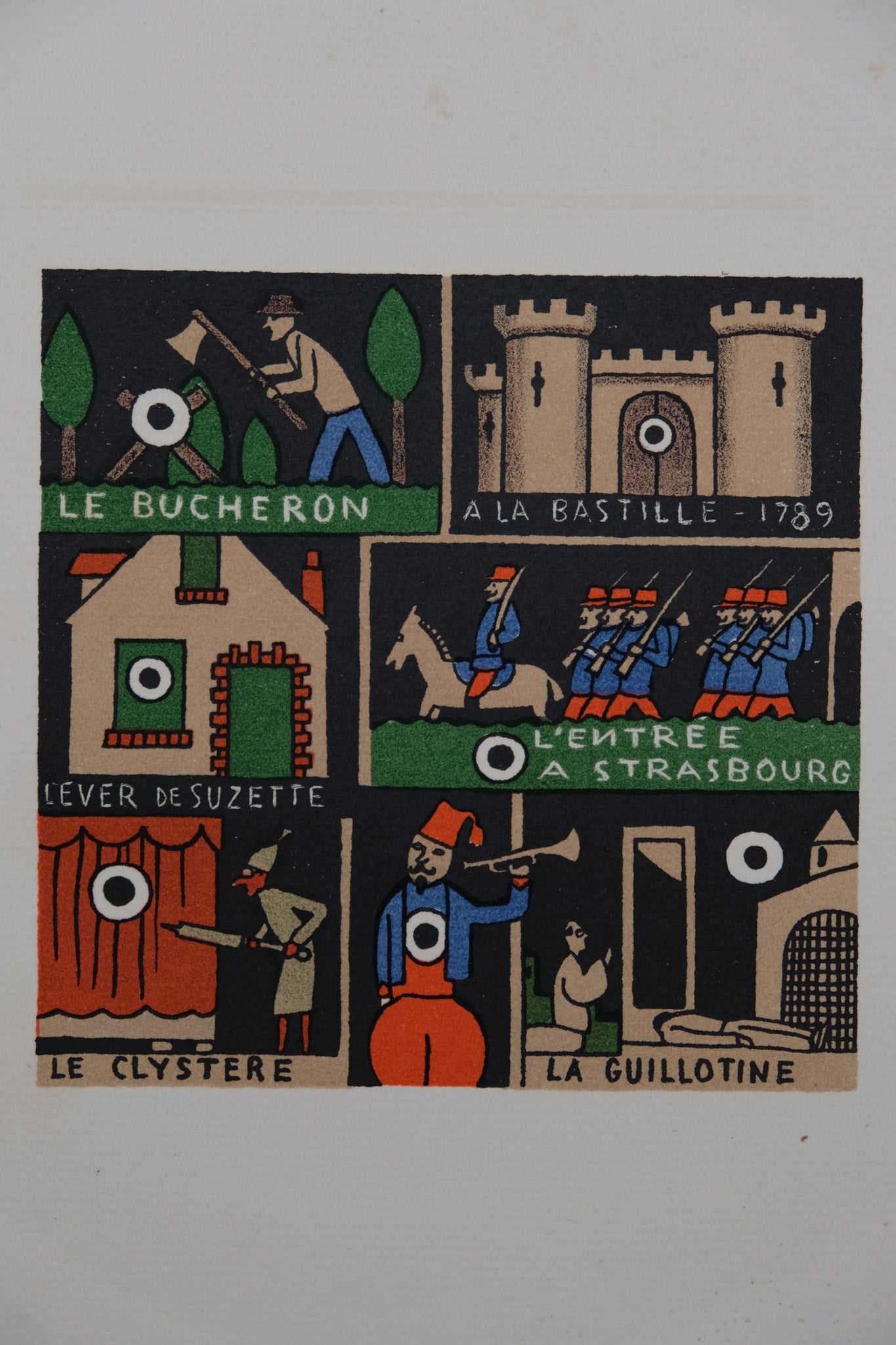 Lucien BOUCHER : Le conteur - Lithographie originale