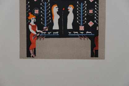 Lucien BOUCHER : Le stand de tir - Lithographie originale