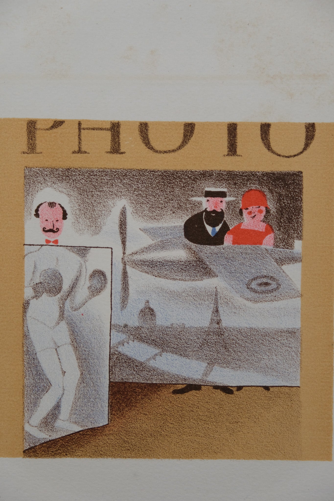 Lucien BOUCHER : Le photographe - Lithographie originale